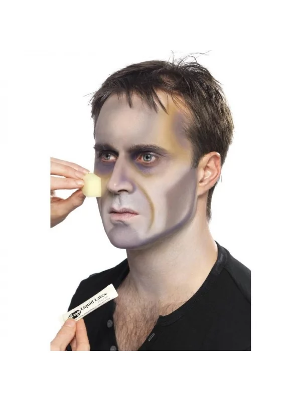 Smiffys Kit Maquillage Zombie (maquillage, Faux Sang, Latex Liquide, Chair, Crayons, Applicateurs) 4 Smiffys Kit Maquillage Zombie (maquillage, Faux Sang, Latex Liquide, Chair, Crayons, Applicateurs) – Image 4