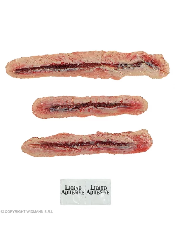 WIDMANN Lot De 3 Prothèses Latex FX - Traces De Griffure 4 WIDMANN Lot De 3 Prothèses Latex FX - Traces De Griffure – Image 4