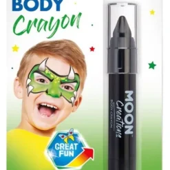 Smiffys Maquillage Body Painting Moon Crayon Noir, 3,5g