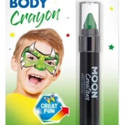 Smiffys Maquillage Body Painting Moon Crayon Vert, 3,5g