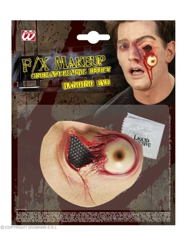 WIDMANN Maquillage Effets Spéciaux - Oeil Qui Pend Avec Colle Professionnelle 3 WIDMANN Maquillage Effets Spéciaux - Oeil Qui Pend Avec Colle Professionnelle – Image 3