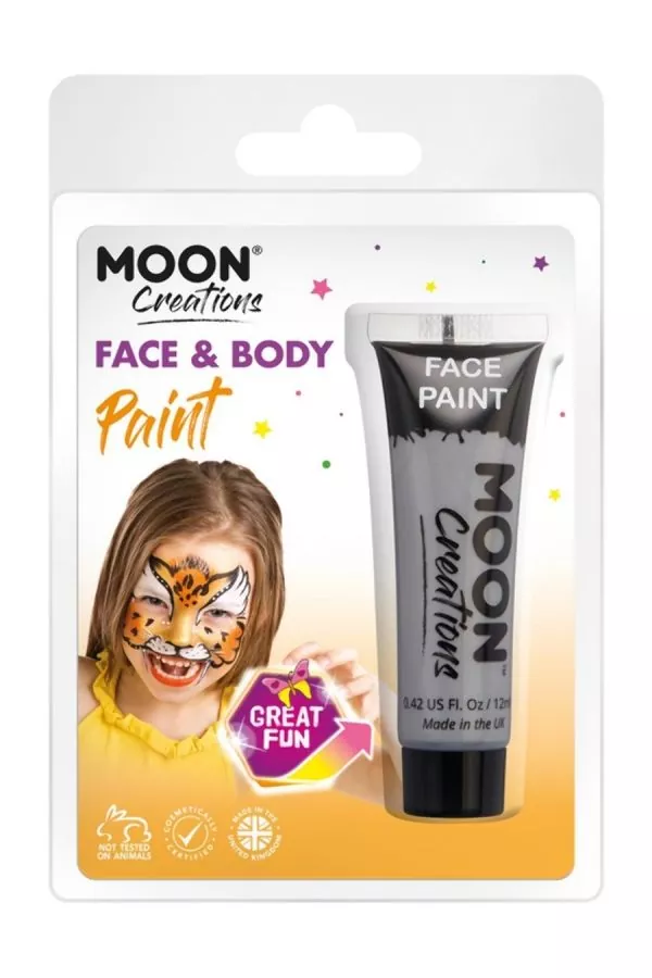 Smiffys Maquillage Moon Créations, Visage Corps, Gris 12ml 1 Smiffys Maquillage Moon Créations, Visage Corps, Gris 12ml