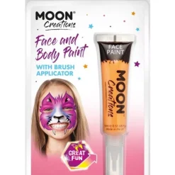 Smiffys Maquillage Moon Créations, Visage Corps Orange, 15ml