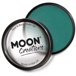 Smiffys Maquillage Pro Visage Bleu Canard - Cosmic Moon