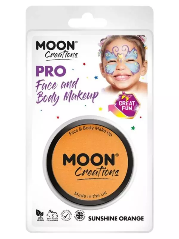 Smiffys Maquillage Pro Visage Orange - Cosmic Moon 2 Smiffys Maquillage Pro Visage Orange - Cosmic Moon – Image 2