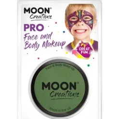Smiffys Maquillage Pro Visage Vert - Cosmic Moon -Pas Cher Cosplay Magasin maquillage pro visage vert cosmic moon 2