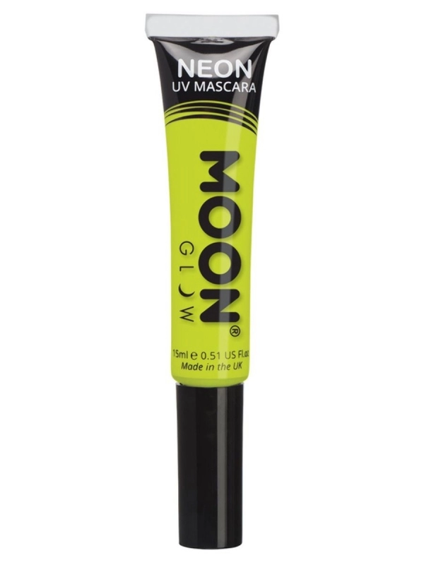 Smiffys Mascara UV Néon Jaune Intense - Moon Créations 1 Smiffys Mascara UV Néon Jaune Intense - Moon Créations