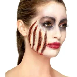 Smiffys Masque Latex Entailles -Pas Cher Cosplay Magasin masque latex entailles 4