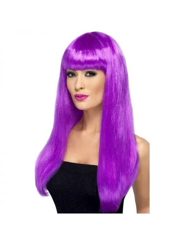 Smiffys Perruque Babelicious Violette 1 Smiffys Perruque Babelicious Violette