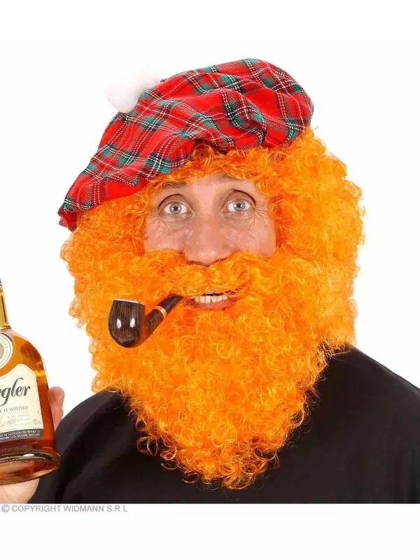WIDMANN Perruque & Barbe Orange (Ecossais Ou Leprechaun St-Patrick) 1 WIDMANN Perruque & Barbe Orange (Ecossais Ou Leprechaun St-Patrick)