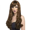 Smiffys Perruque Désir Brune Longue