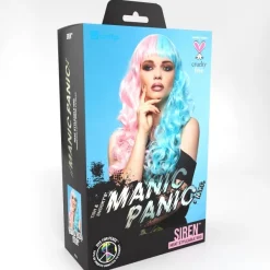 Smiffys Perruque Femme Manic Panic (Rose Et Bleue Pastel) -Pas Cher Cosplay Magasin perruque femme manic panic rose et bleue pastel 5