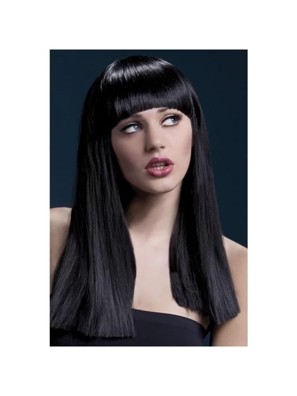 Smiffys Perruque Fever Alexia, 48 Cm, Noire 1 Smiffys Perruque Fever Alexia, 48 Cm, Noire