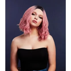 Smiffys Perruque Fever Cara, Bicolore