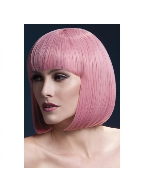 Smiffys Perruque Fever Elise 33 Cm, Rose Pastel 1 Smiffys Perruque Fever Elise 33 Cm, Rose Pastel