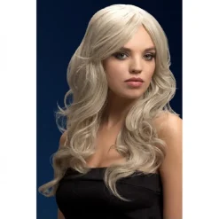 Smiffys Perruque Fever Nicole, Blonde , 66cm