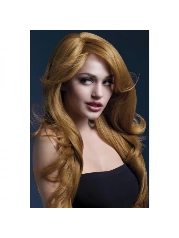 Smiffys Perruque Fever Nicole Sexy 66 Cm, Châtain 1 Smiffys Perruque Fever Nicole Sexy 66 Cm, Châtain