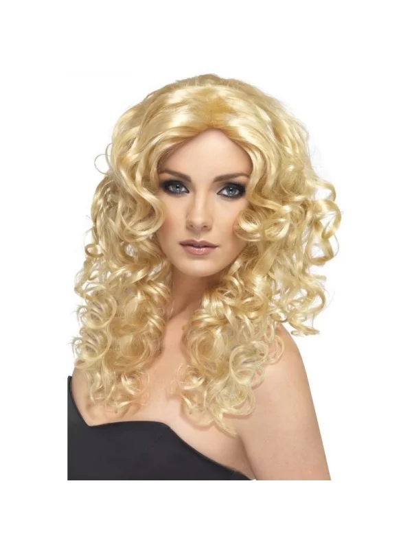 Smiffys Perruque Glamour Longue Frisée Blonde 1 Smiffys Perruque Glamour Longue Frisée Blonde