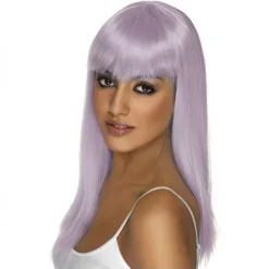 Smiffys Perruque Glamoura Lilas