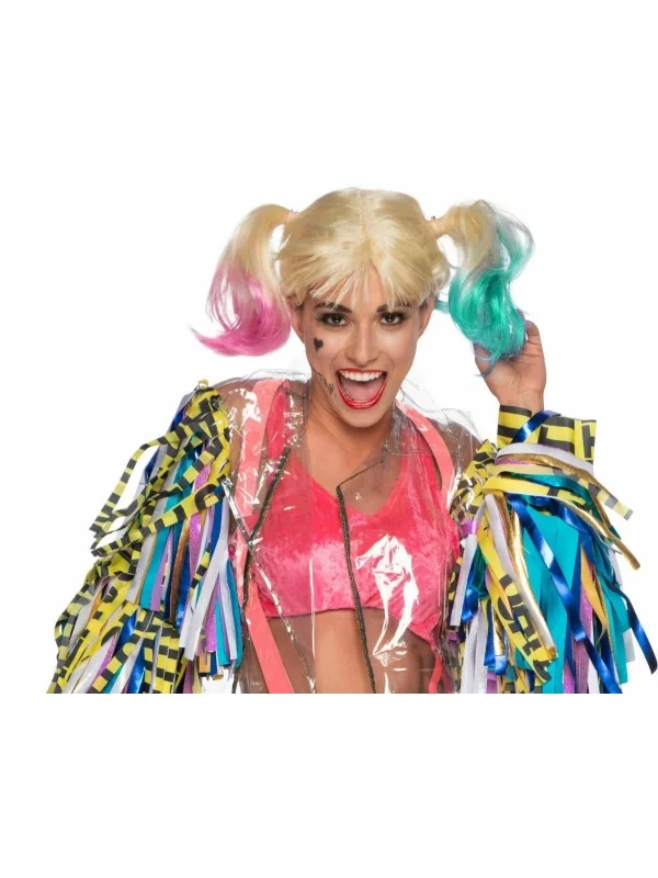 Perruque Harley Quinn Femme Birds Of Prey 2 Perruque Harley Quinn Femme Birds Of Prey – Image 2