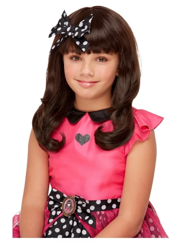 Smiffys Perruque Santoro Ladybird, Noir, Avec Frange 1 Smiffys Perruque Santoro Ladybird, Noir, Avec Frange