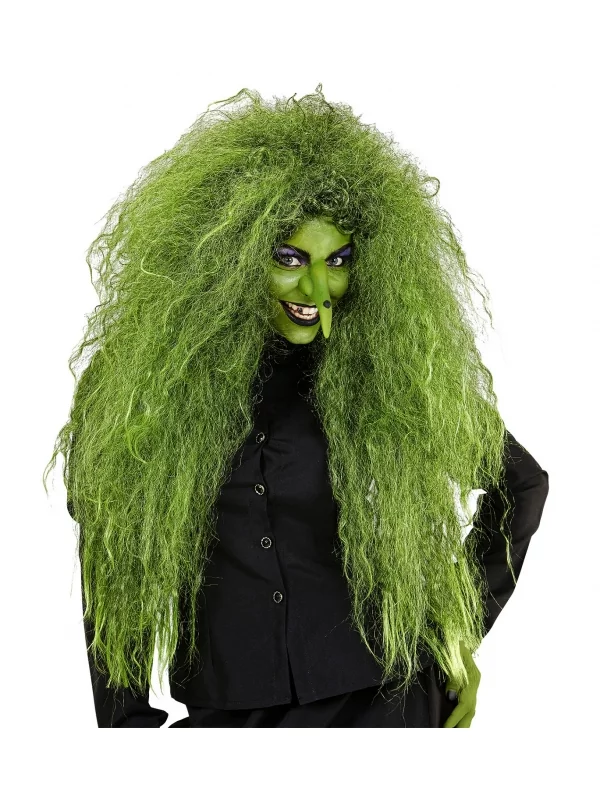 WIDMANN Perruque Sorcière Femme Verte 1 WIDMANN Perruque Sorcière Femme Verte