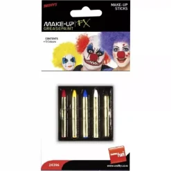 Smiffys Pochette De 5 Crayons Maquillage