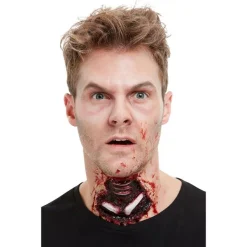 Smiffys Prothèse En Latex Gorge Tranchée Avec Adhésif