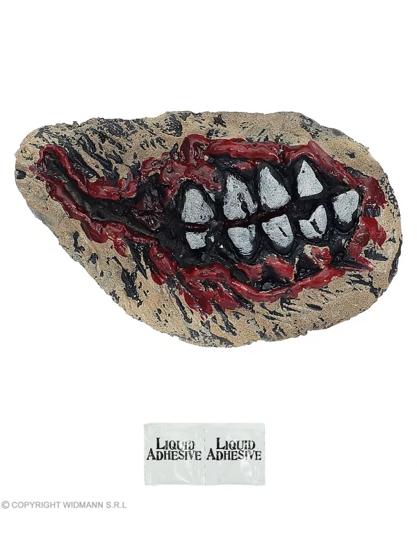 WIDMANN Prothèse Latex - Mâchoire De Zombie Avec Dents Apparentes 2 WIDMANN Prothèse Latex - Mâchoire De Zombie Avec Dents Apparentes – Image 2